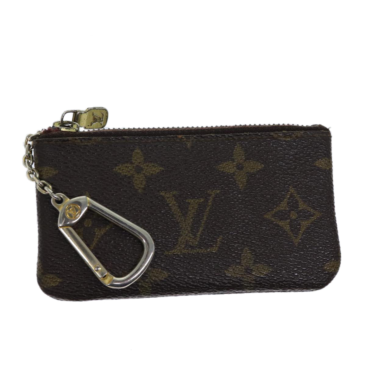 Louis Vuitton Pochette Clés Brown Canvas Wallet  (Pre-Owned)