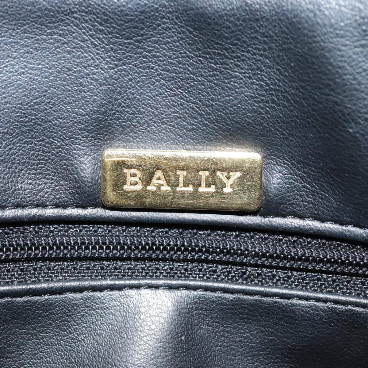 Bally Black Leather Shoulder Bag (Pre-Owned)