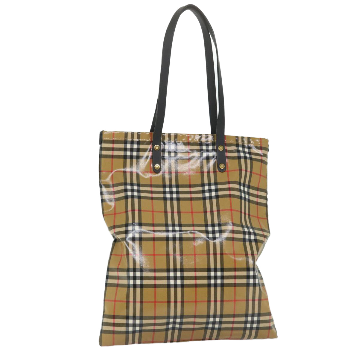 Burberry Beige Canvas Tote Bag (Pre-Owned)