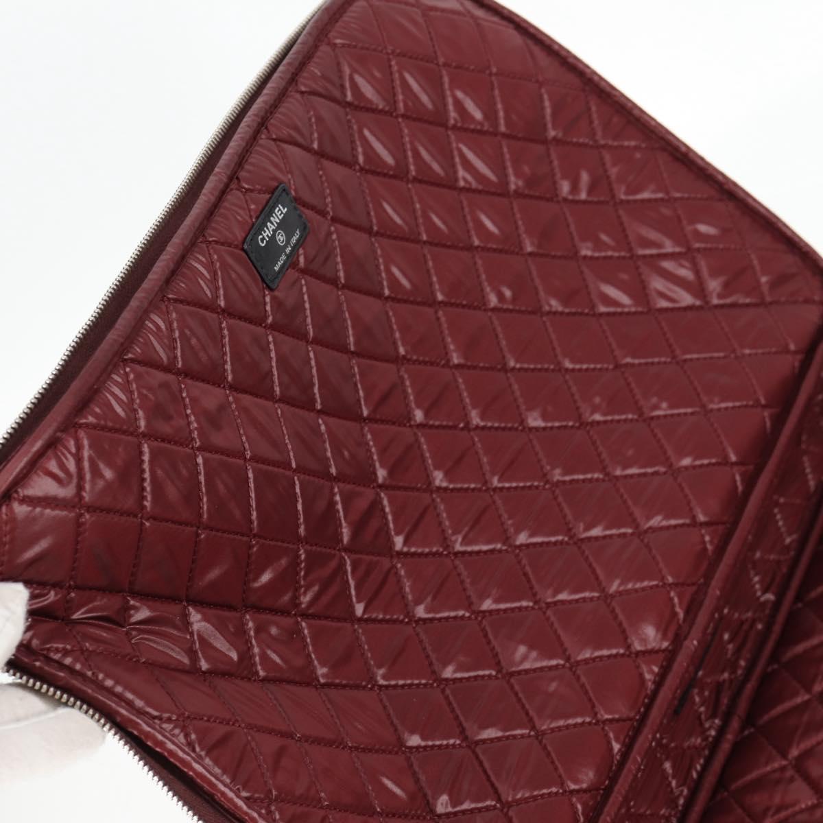 Chanel Cc Black Nylon Clutch Bag (Pre-Owned)