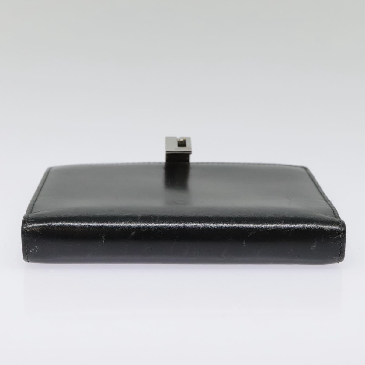 Gucci Couverture Agenda Black Leather Wallet  (Pre-Owned)