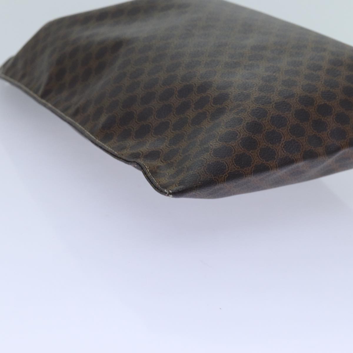 Céline Macadam Brown Canvas Clutch Bag (Pre-Owned)
