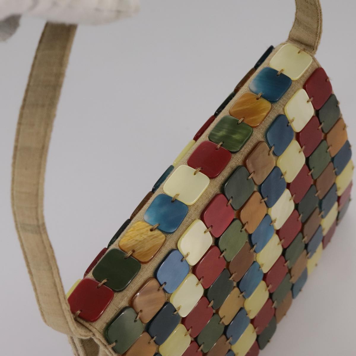 Bottega Veneta Multicolour Canvas Handbag (Pre-Owned)