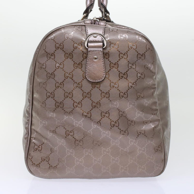 Gucci Gg Supreme Grey Canvas Travel Bag (Pre-Owned)