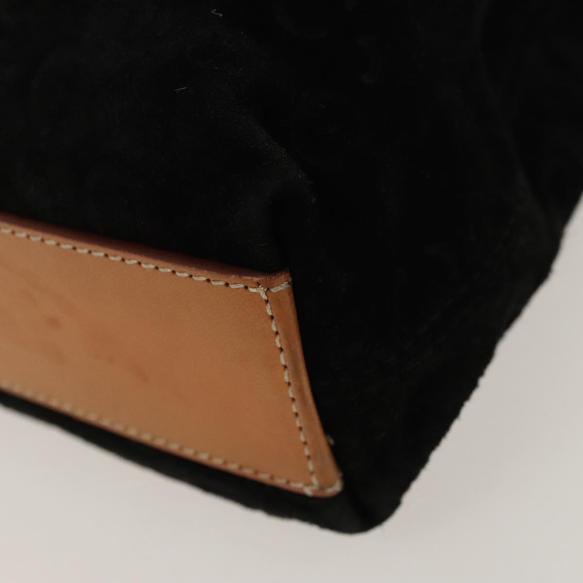 Céline C Black Suede Handbag (Pre-Owned)