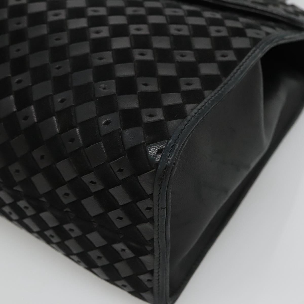 Bally Black Leather Handbag (Pre-Owned)