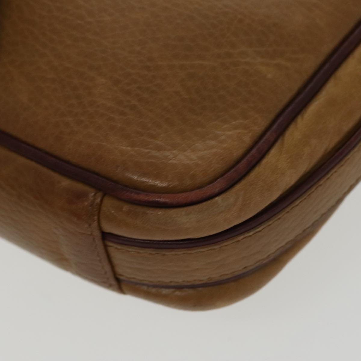 Cartier Must Line Brown Leather Shoulder Bag (Pre-Owned)