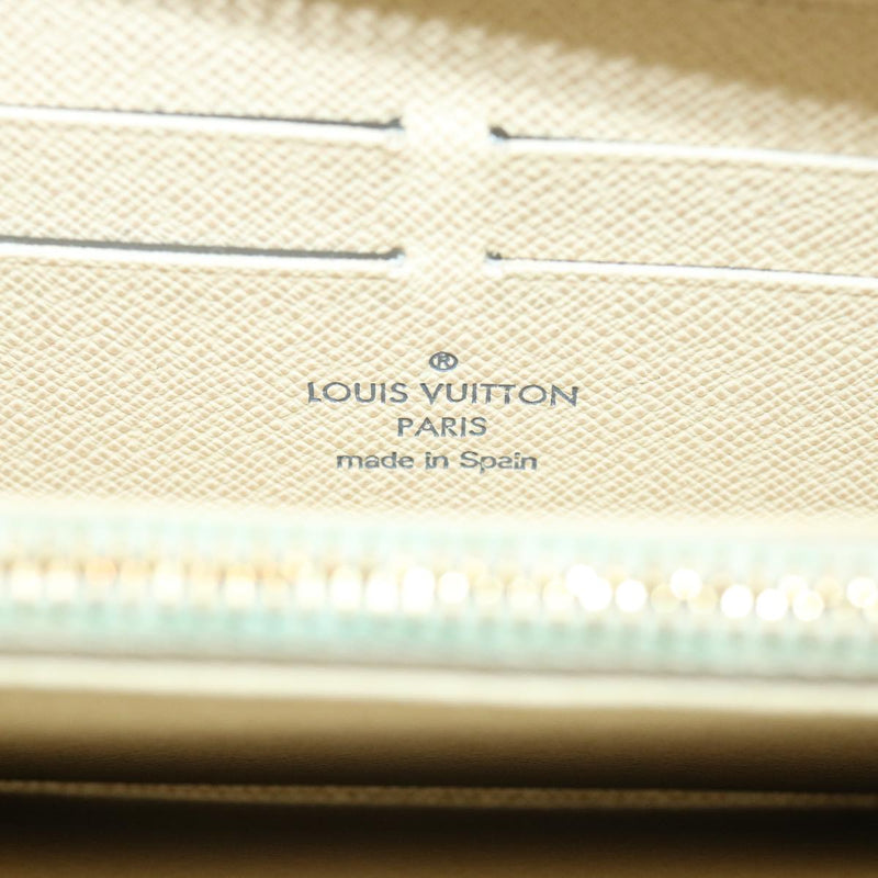Louis Vuitton Zippy Wallet Turquoise Canvas Wallet  (Pre-Owned)
