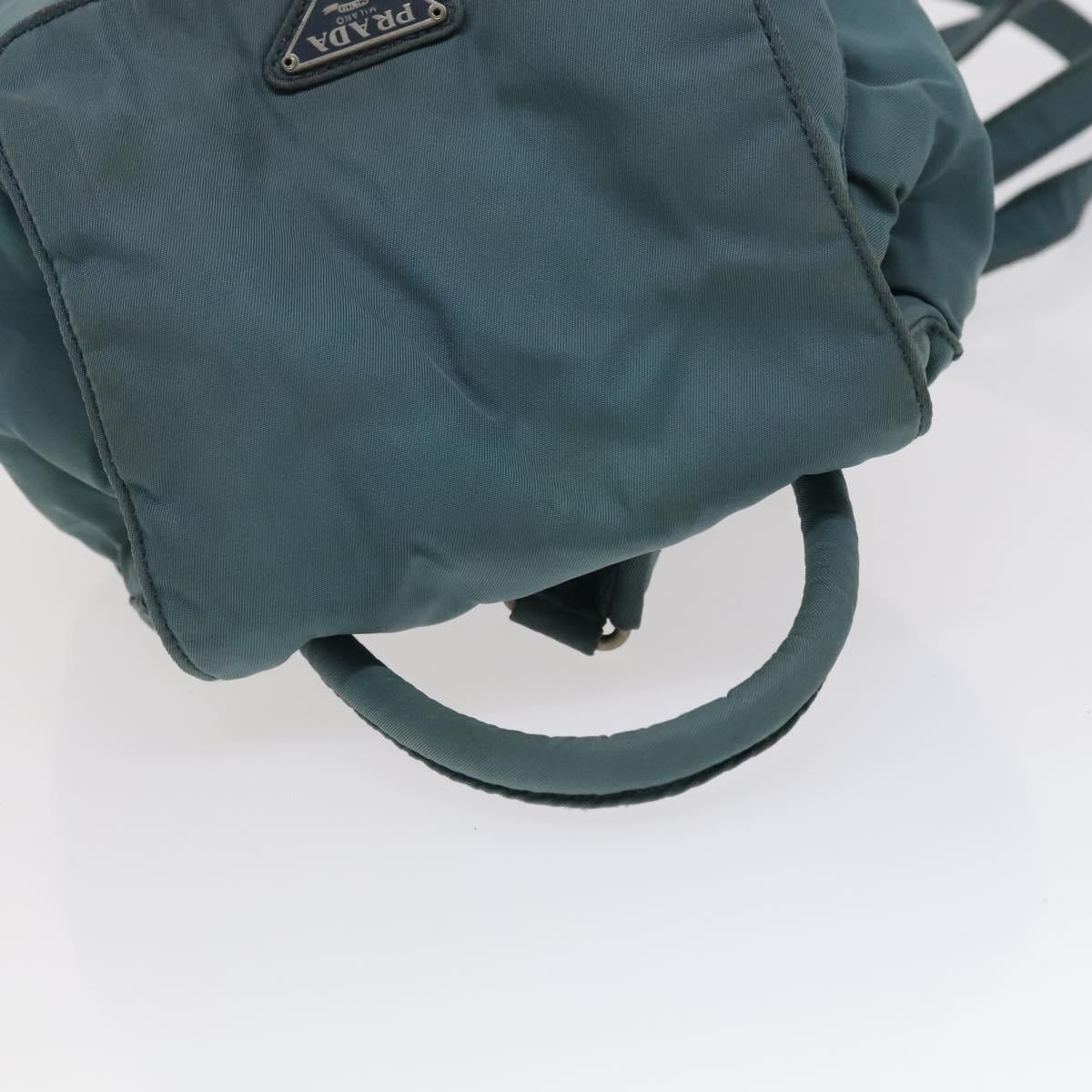 Prada Re-Nylon Blue Synthetic Backpack Bag (Pre-Owned)