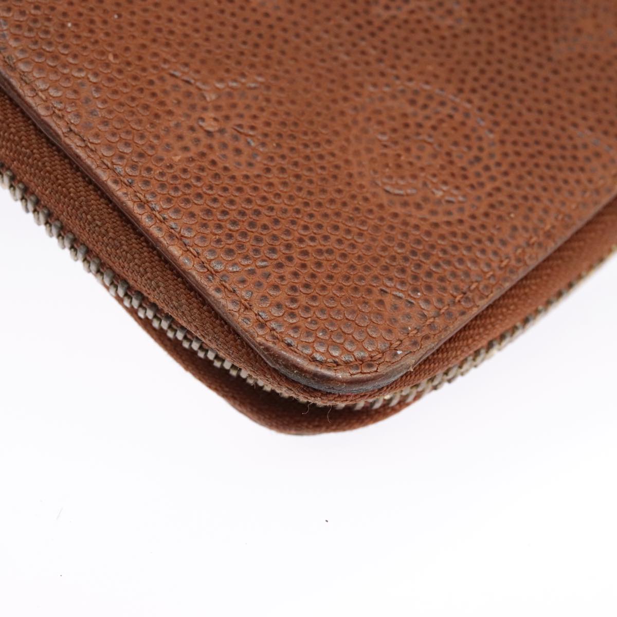Louis Vuitton Zippy Wallet Vertical Brown Leather Wallet  (Pre-Owned)