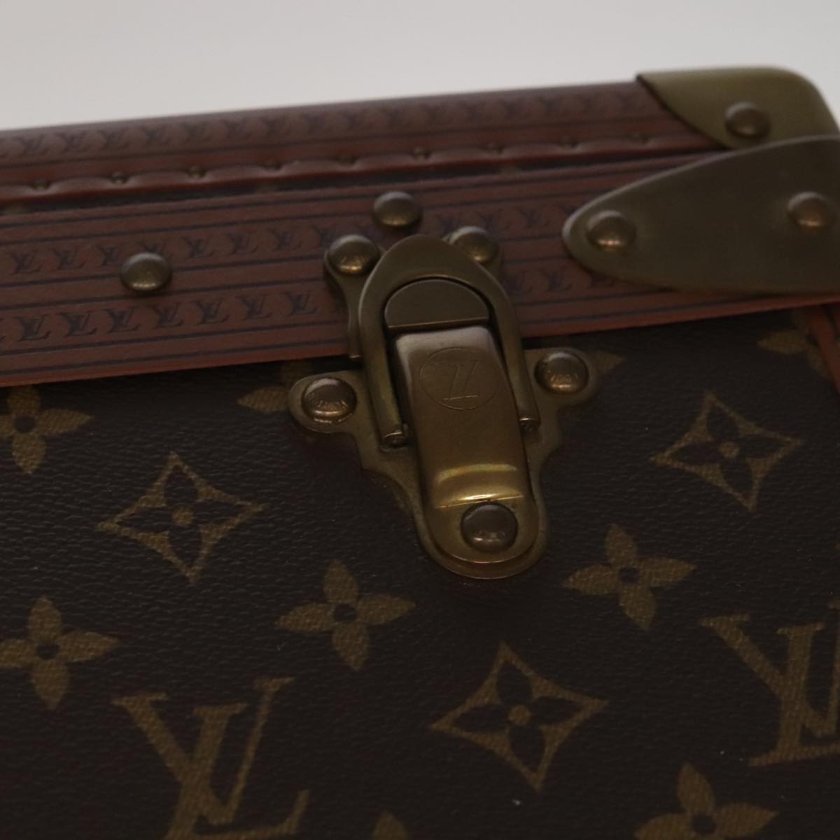 Louis Vuitton Alzer Brown Canvas Travel Bag (Pre-Owned)