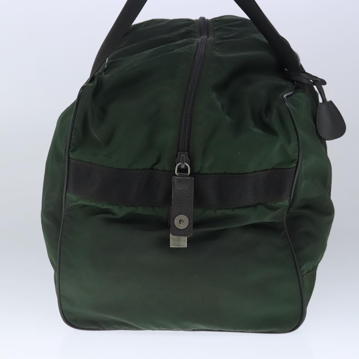 Prada Re-Nylon Khaki Synthetic Travel Bag (Pre-Owned)