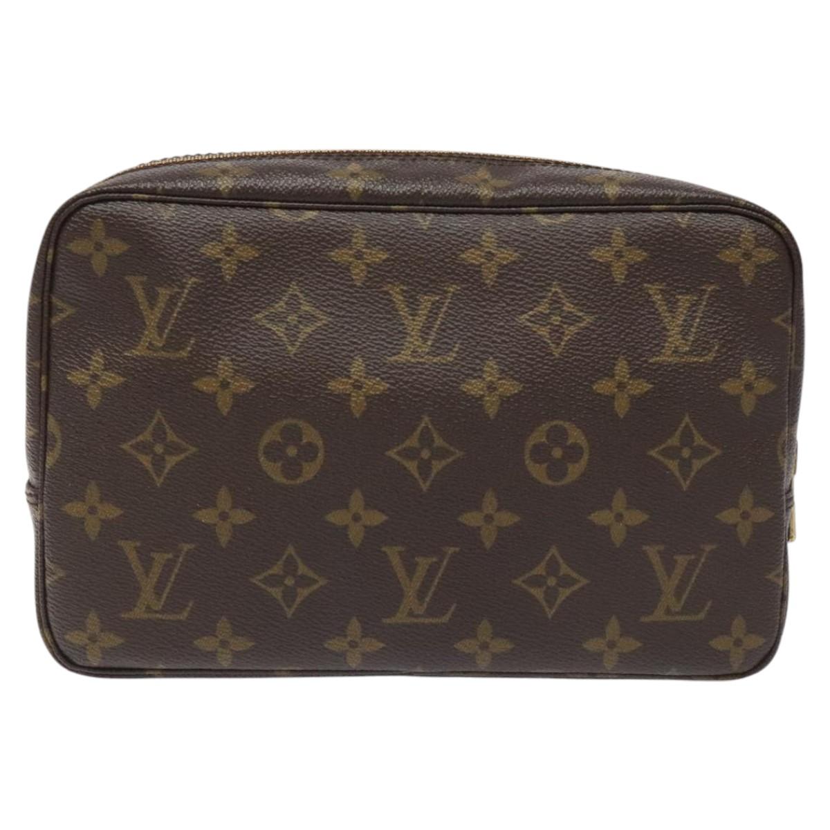 Louis Vuitton Trousse De Toilette Brown Canvas Clutch Bag (Pre-Owned)