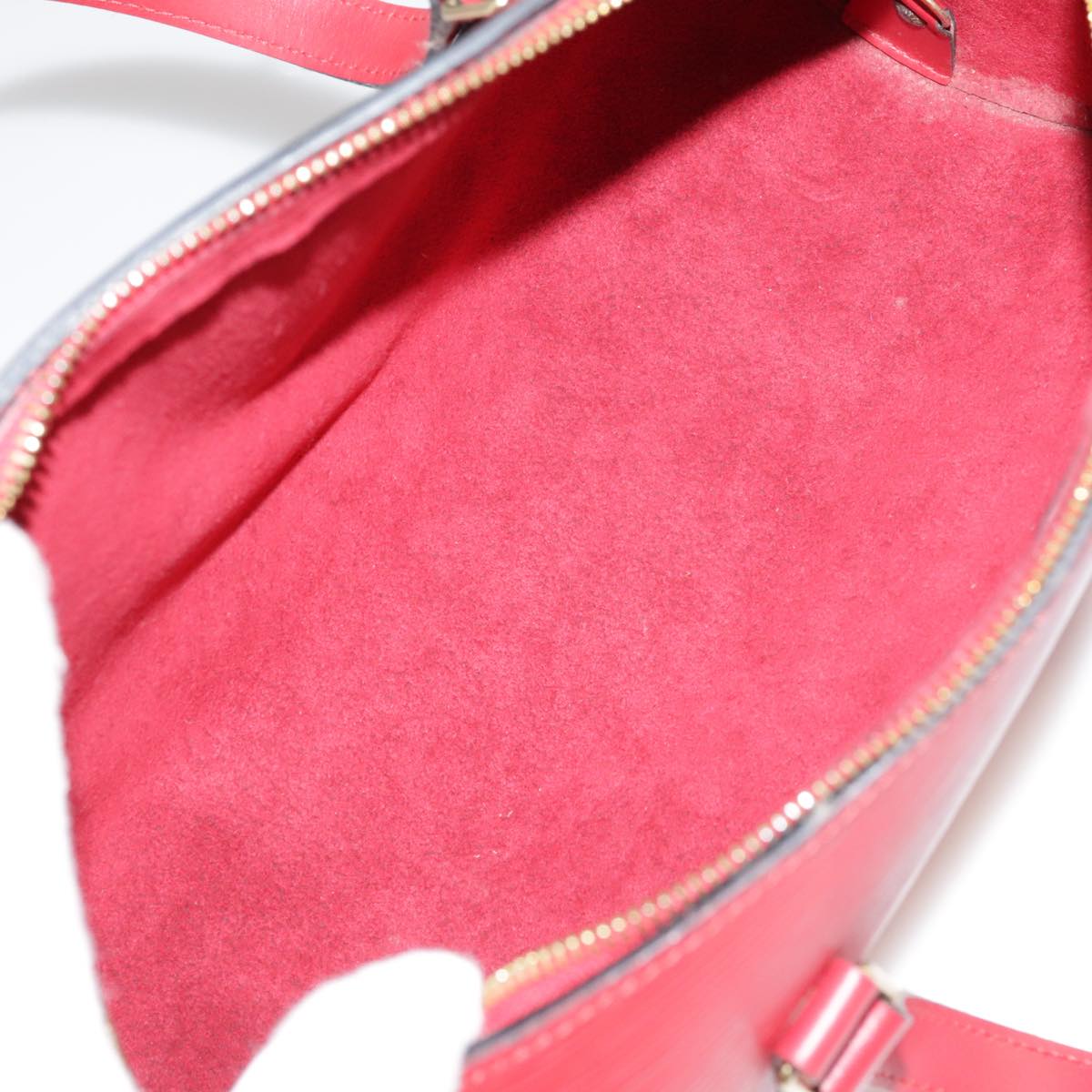 Louis Vuitton Soufflot Red Leather Handbag (Pre-Owned)