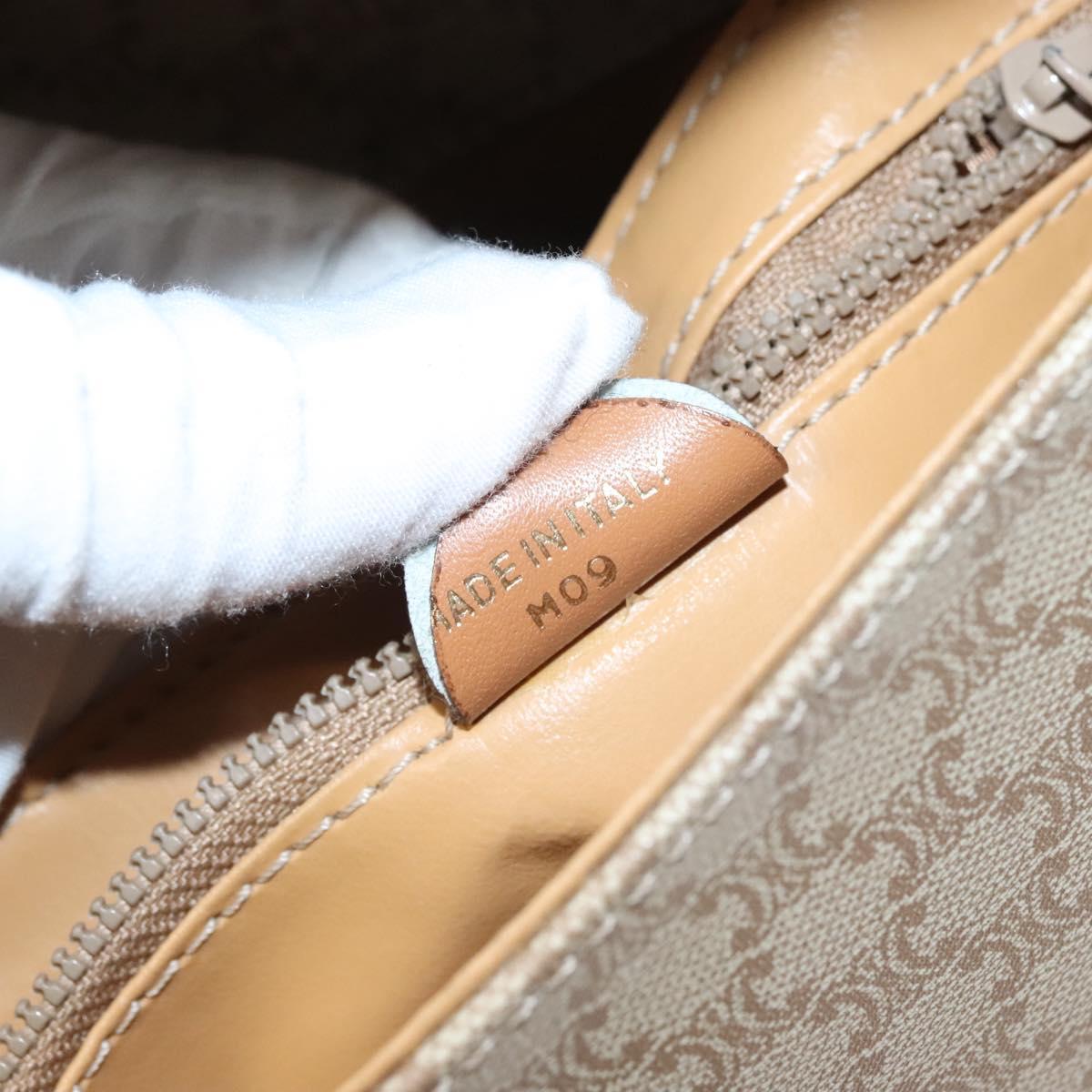 Céline Macadam Beige Canvas Shoulder Bag (Pre-Owned)