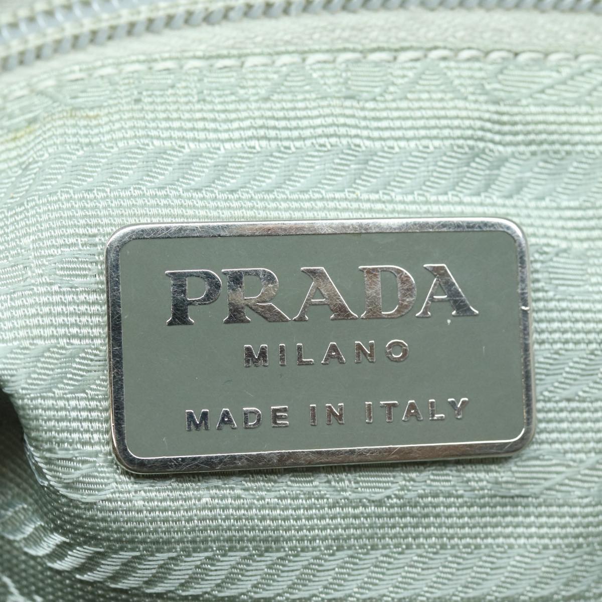 Prada Tessuto Pink Synthetic Shoulder Bag (Pre-Owned)