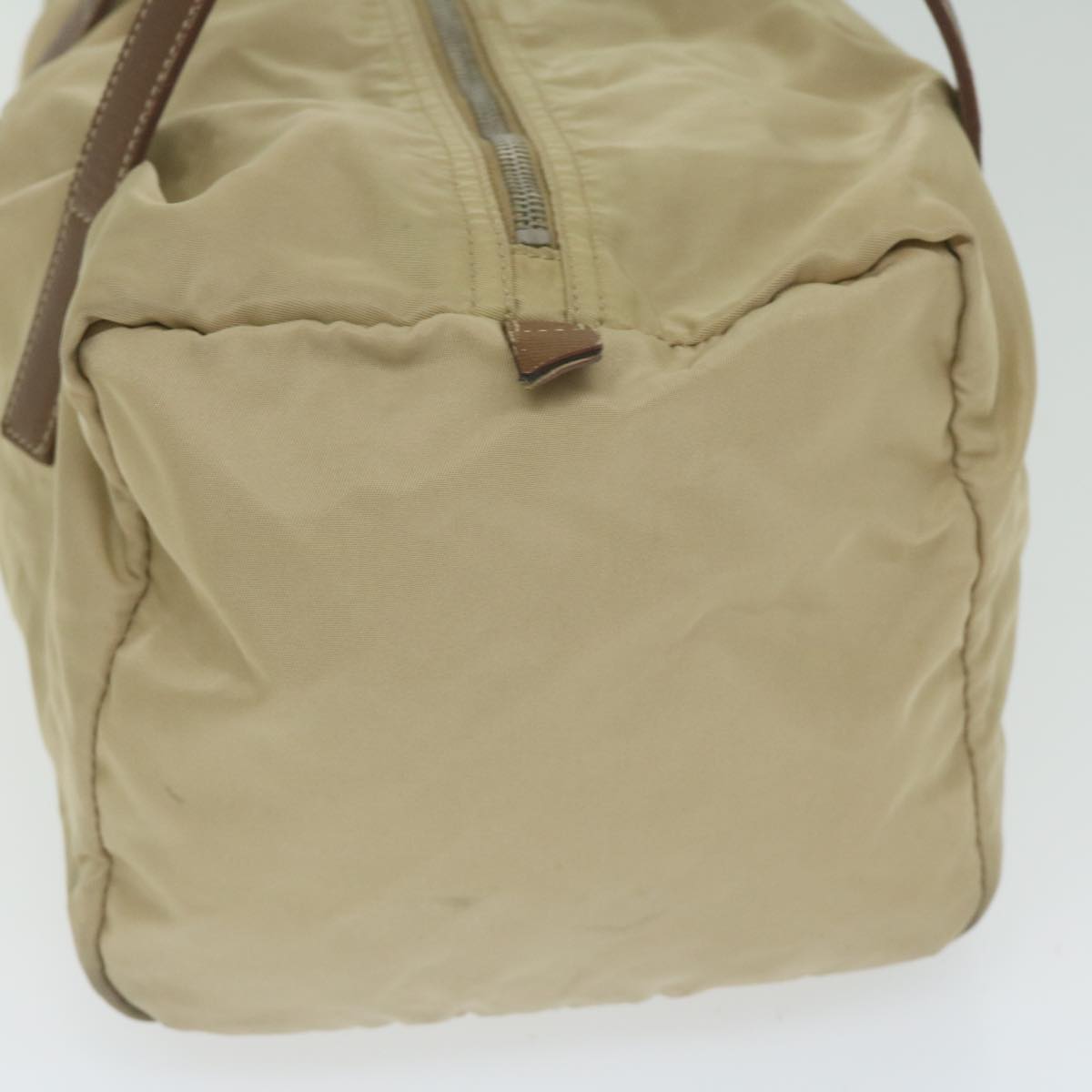 Prada Beige Synthetic Handbag (Pre-Owned)