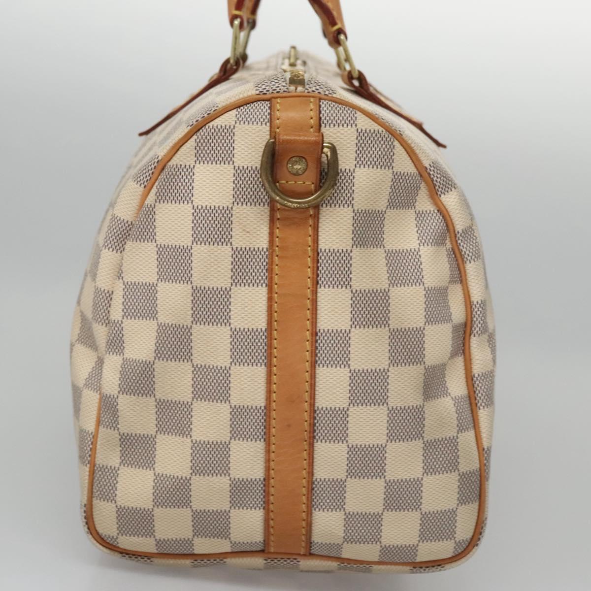 Louis Vuitton Speedy Bandoulière 30 Beige Canvas Handbag (Pre-Owned)