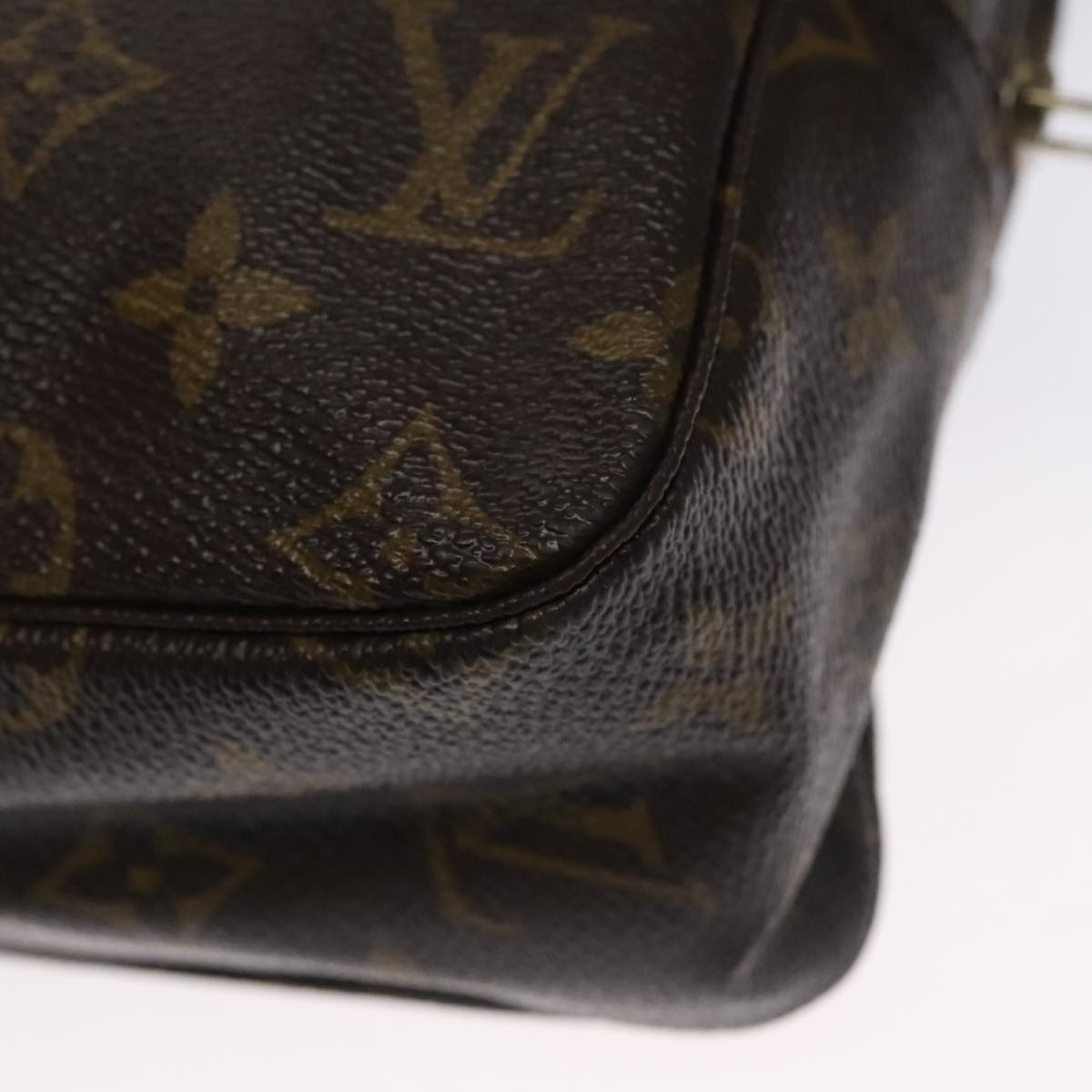 Louis Vuitton Trousse Toilette 28 Brown Canvas Clutch Bag (Pre-Owned)