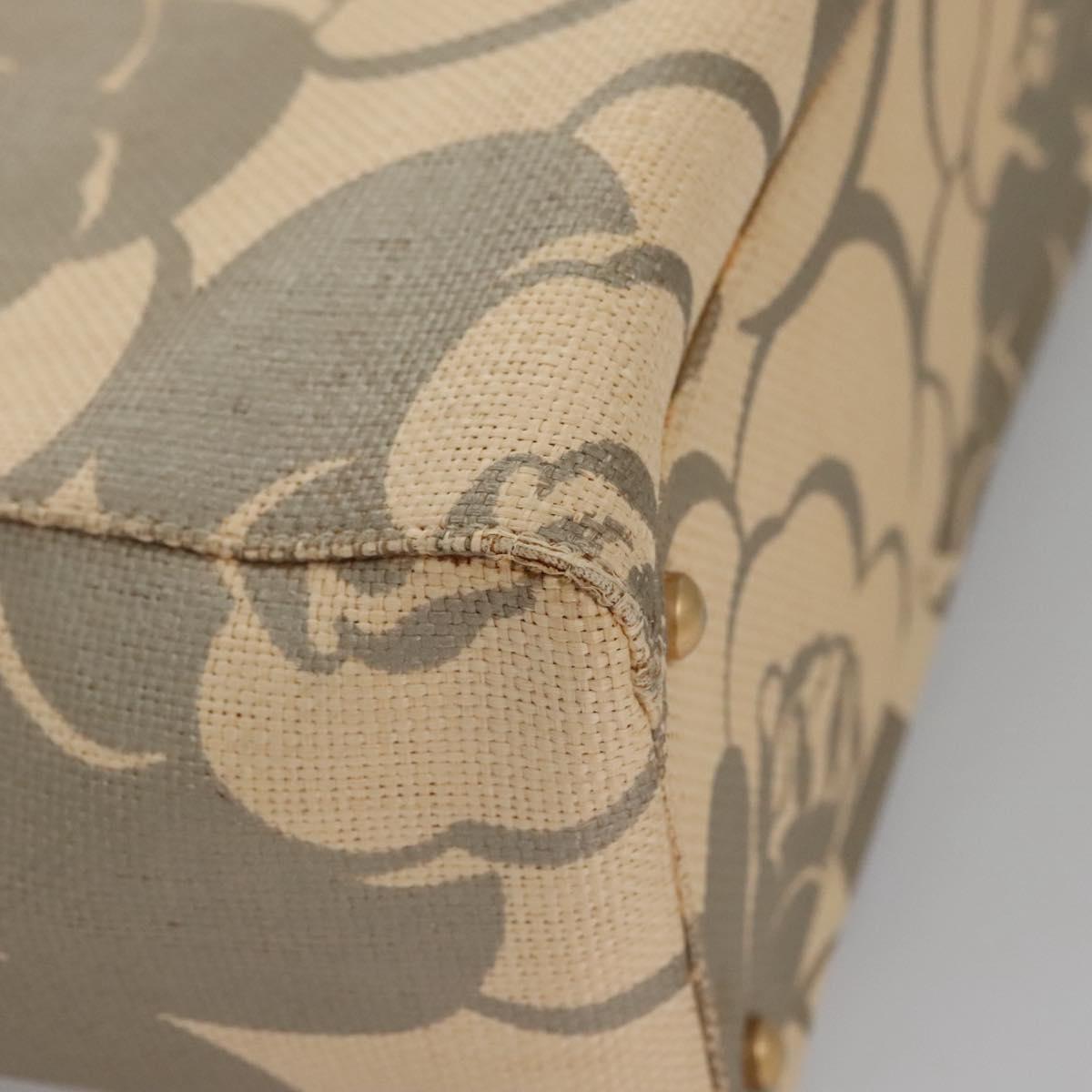 Chanel Camellia Beige Wood Shoulder Bag (Pre-Owned)