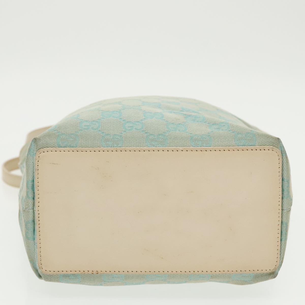 Gucci Blue Canvas Tote Bag (Pre-Owned)