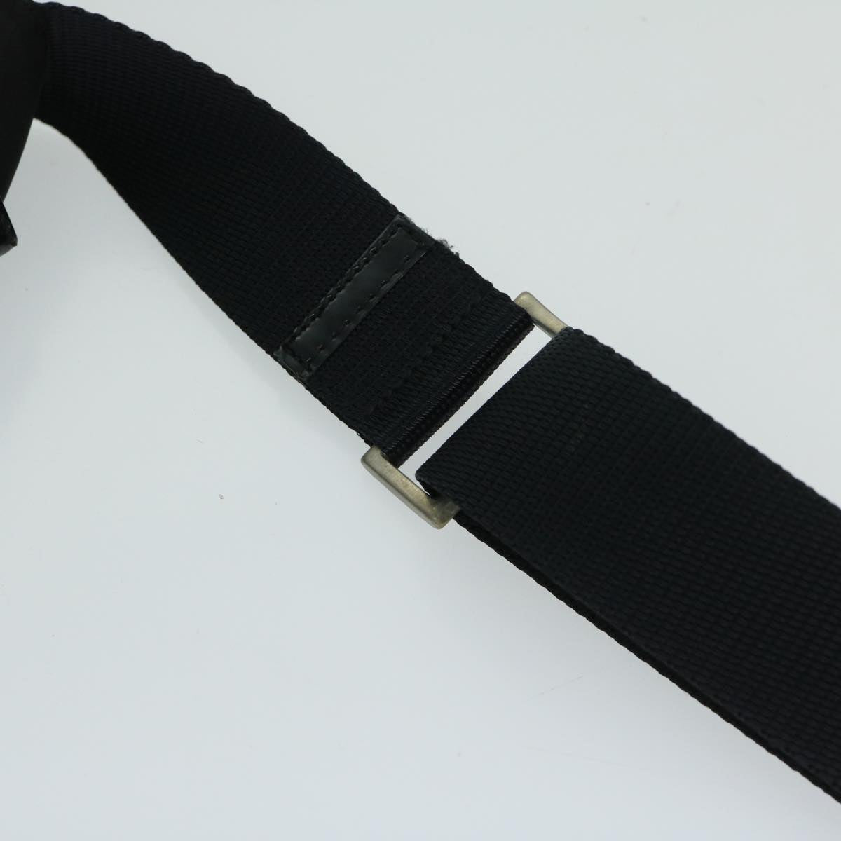 Prada Tessuto Black Canvas Shoulder Bag (Pre-Owned)