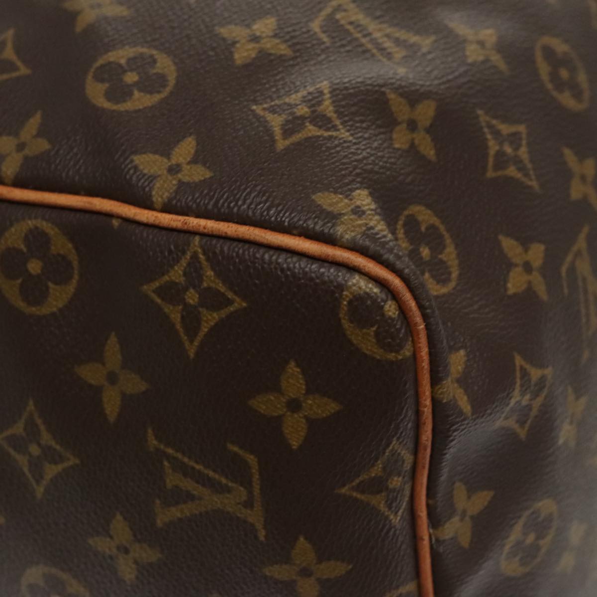 Louis Vuitton Keepall 60 Brown Canvas Travel Bag (Pre-Owned)