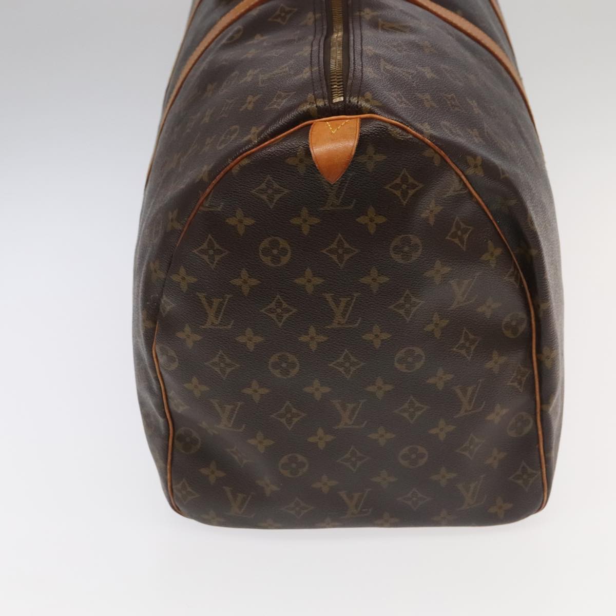 Louis Vuitton Keepall 60 Brown Canvas Travel Bag (Pre-Owned)