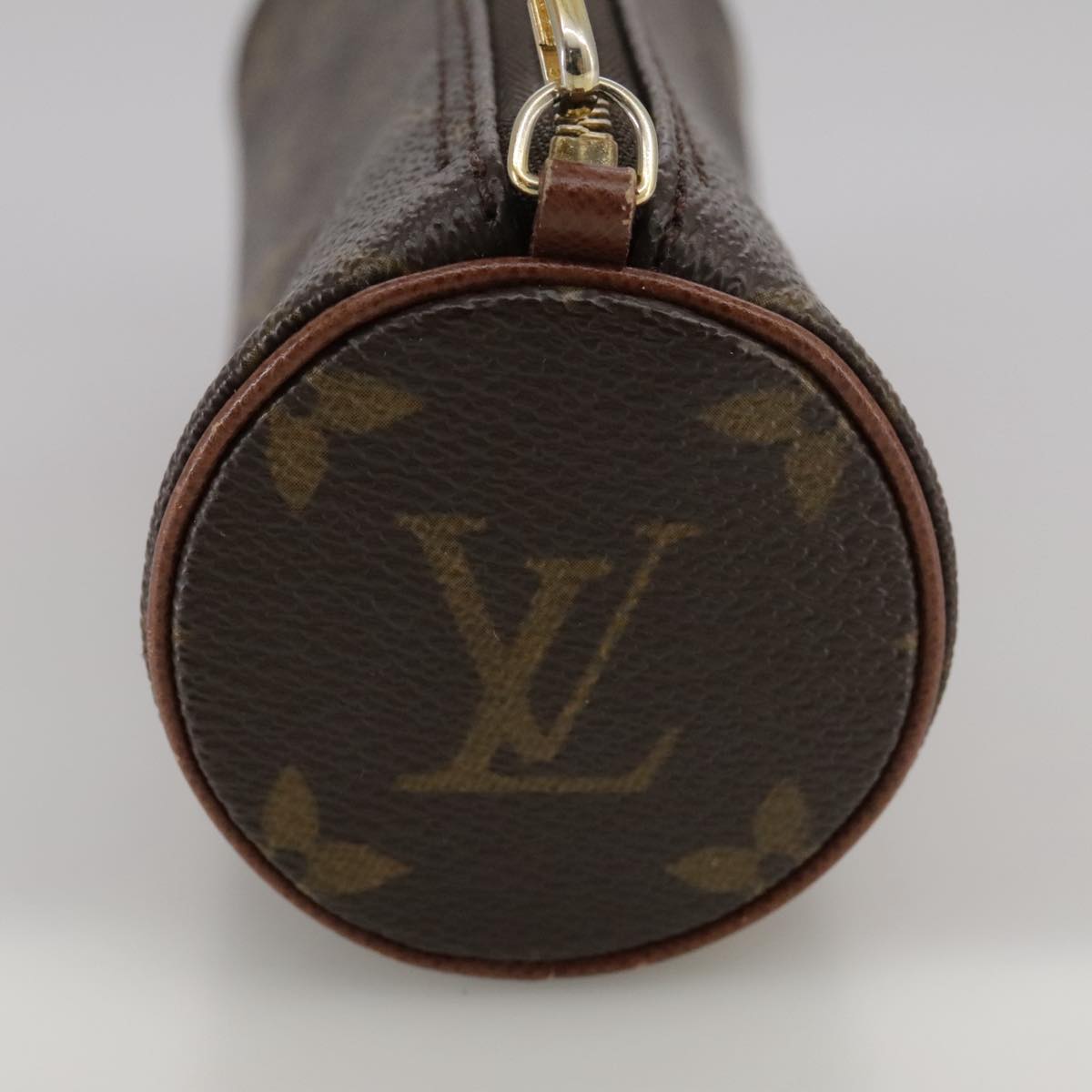 Louis Vuitton Mini Baby Papillon Brown Canvas Clutch Bag (Pre-Owned)
