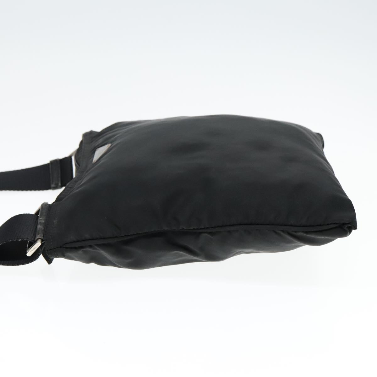 Prada Re-Nylon Black Canvas Shoulder Bag (Pre-Owned)