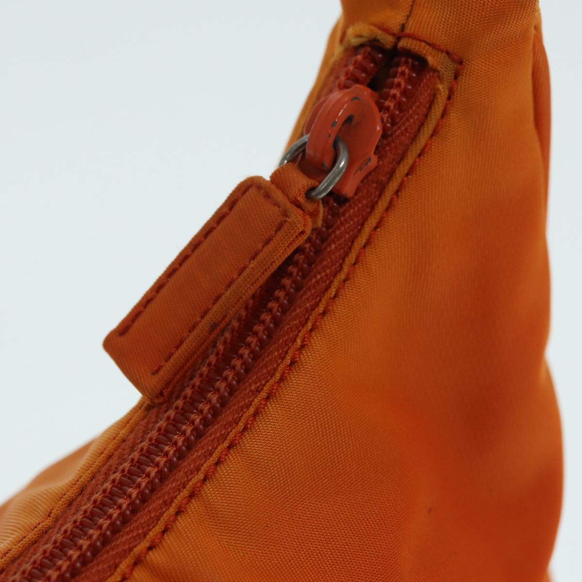 Prada Re-Edition Orange Synthetic Handbag (Pre-Owned)