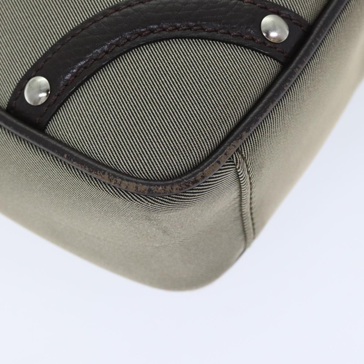 Burberry Nova Check Grey Synthetic Shoulder Bag (Pre-Owned)
