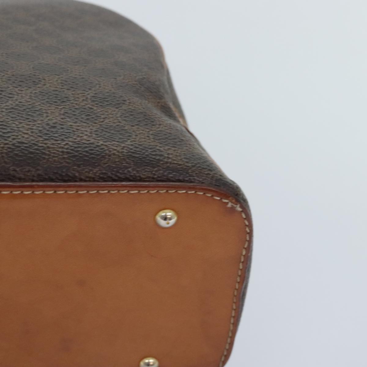 Céline Macadam Brown Canvas Handbag (Pre-Owned)