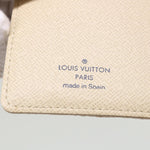 Louis Vuitton Agenda Pm White Canvas Wallet  (Pre-Owned)