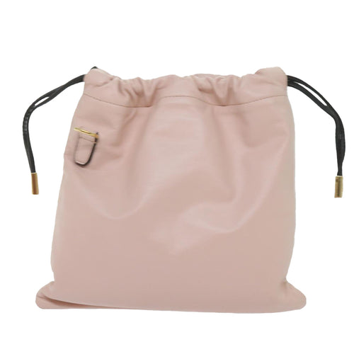 Fendi -- Pink Leather Shoulder Bag (Pre-Owned)