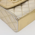 Chanel Gold Leather Travel Bag (Pre-Owned)
