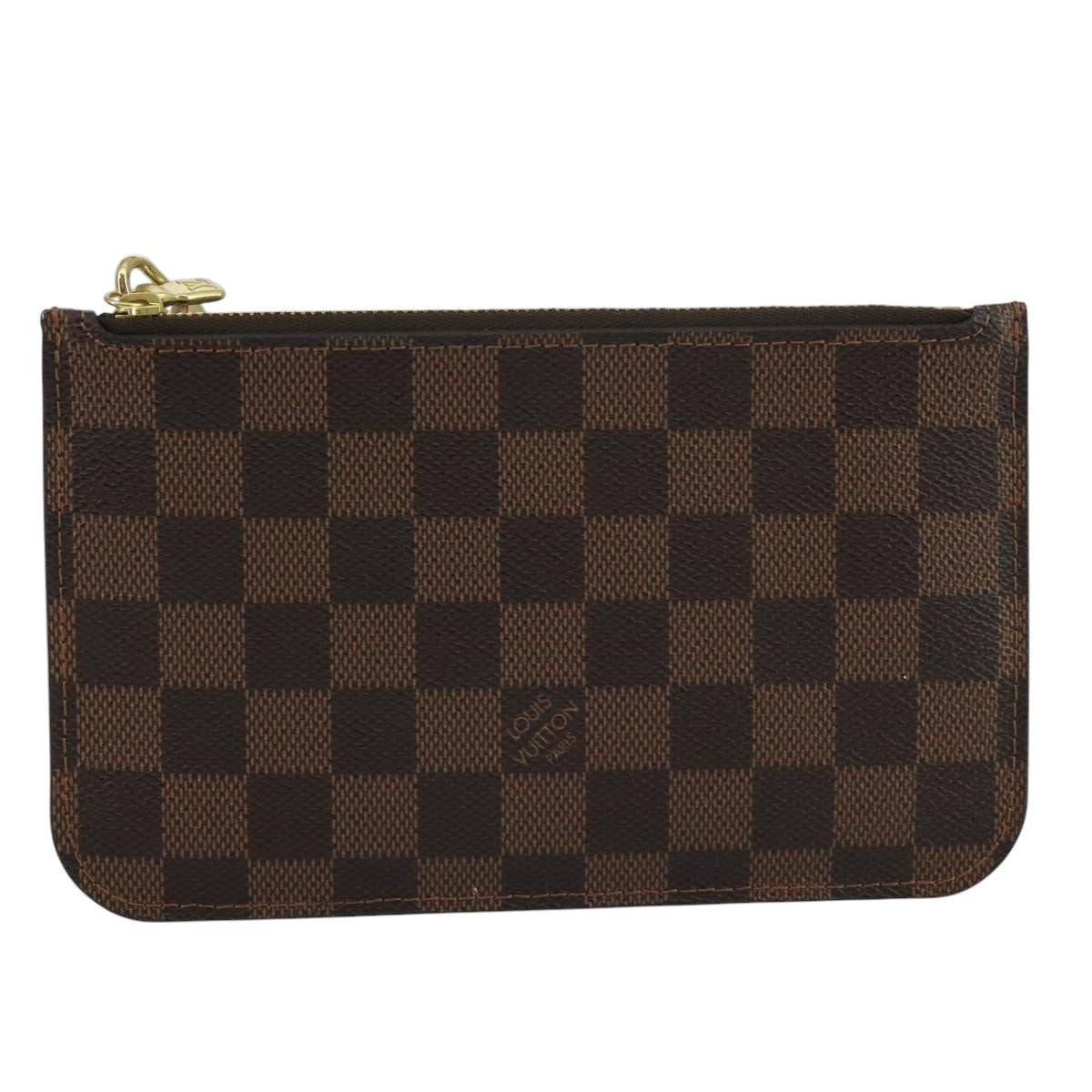 Louis Vuitton Pochette Clés Brown Canvas Wallet  (Pre-Owned)