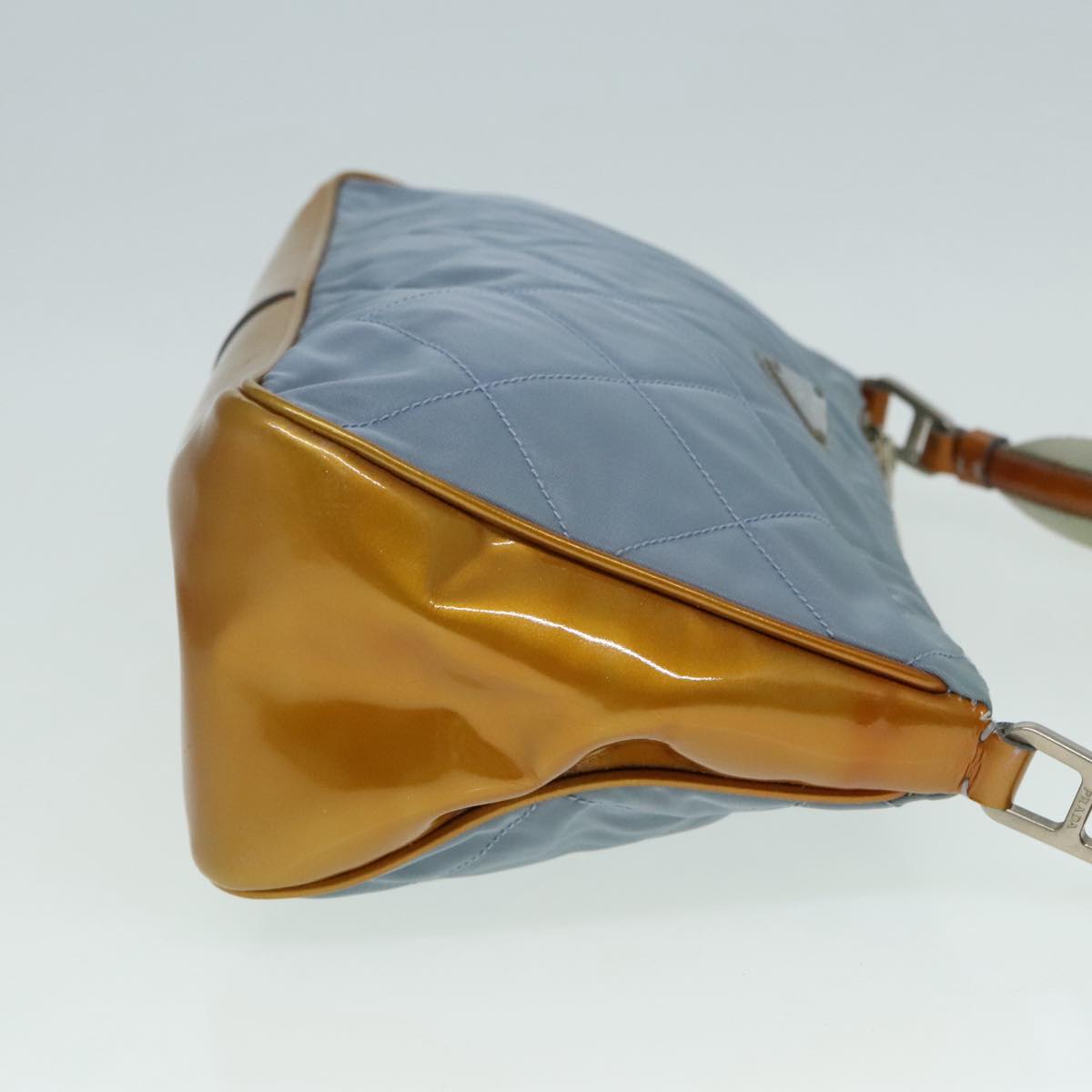Prada Tessuto Blue Synthetic Shoulder Bag (Pre-Owned)