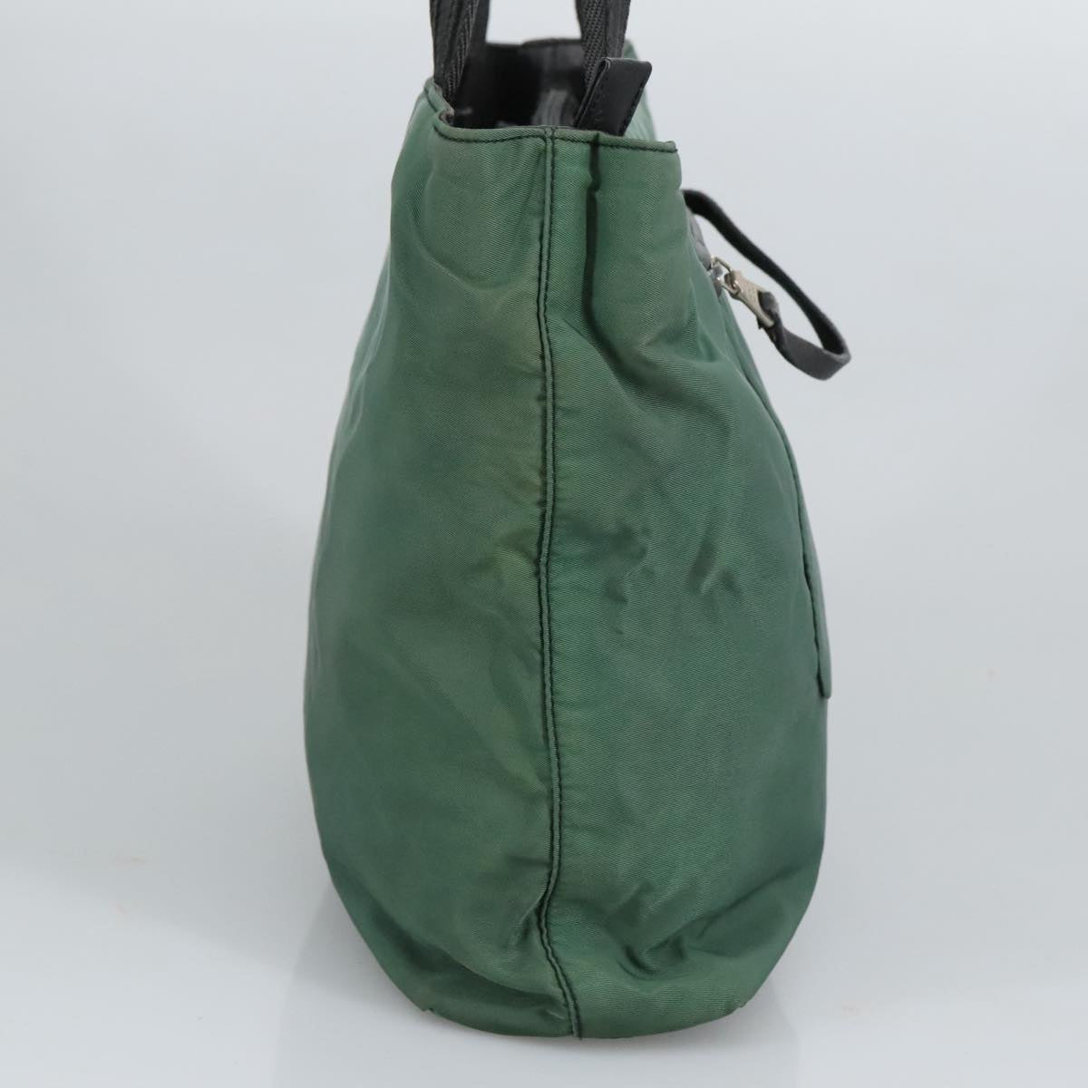 Prada Tessuto Khaki Synthetic Tote Bag (Pre-Owned)