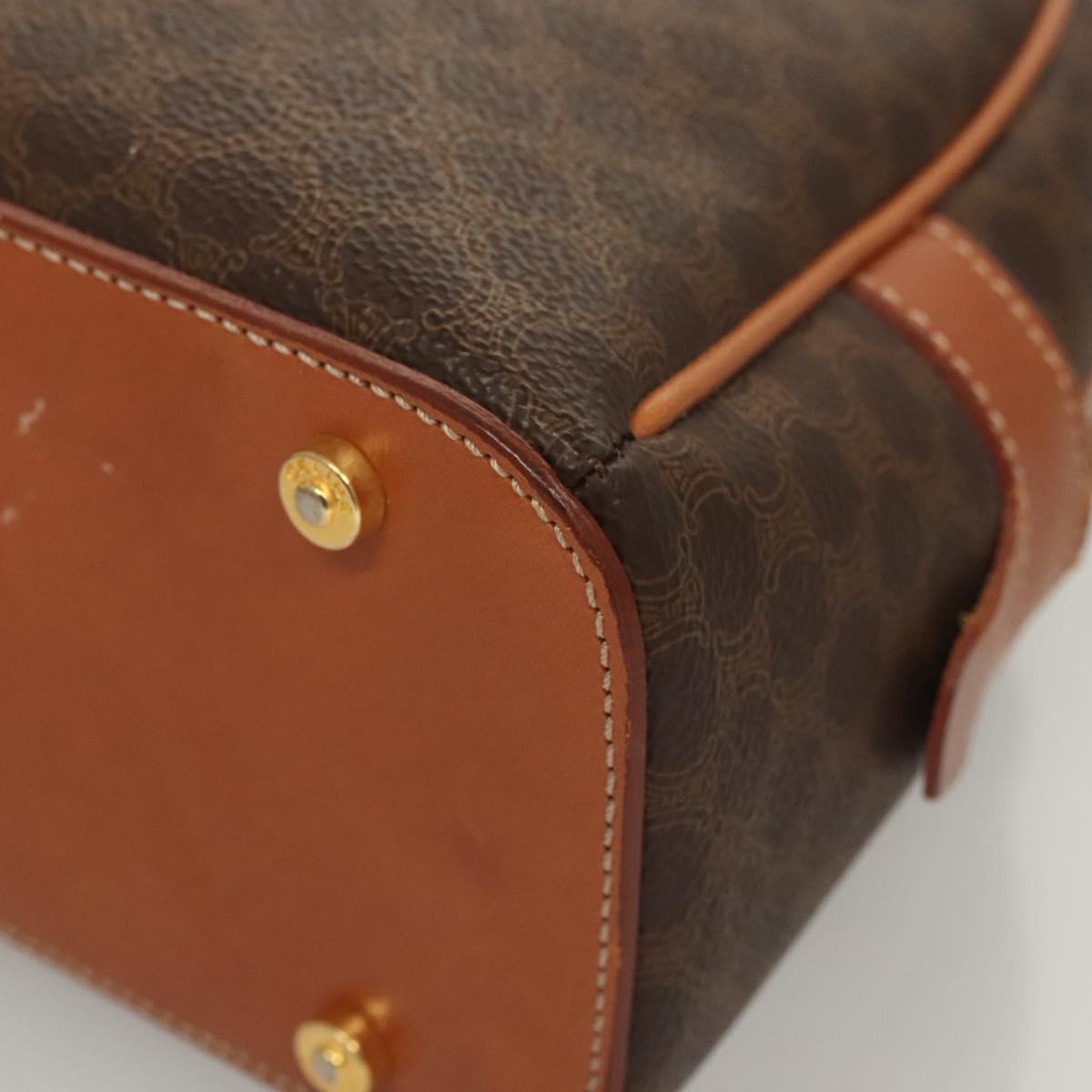 Céline Macadam Brown Canvas Handbag (Pre-Owned)