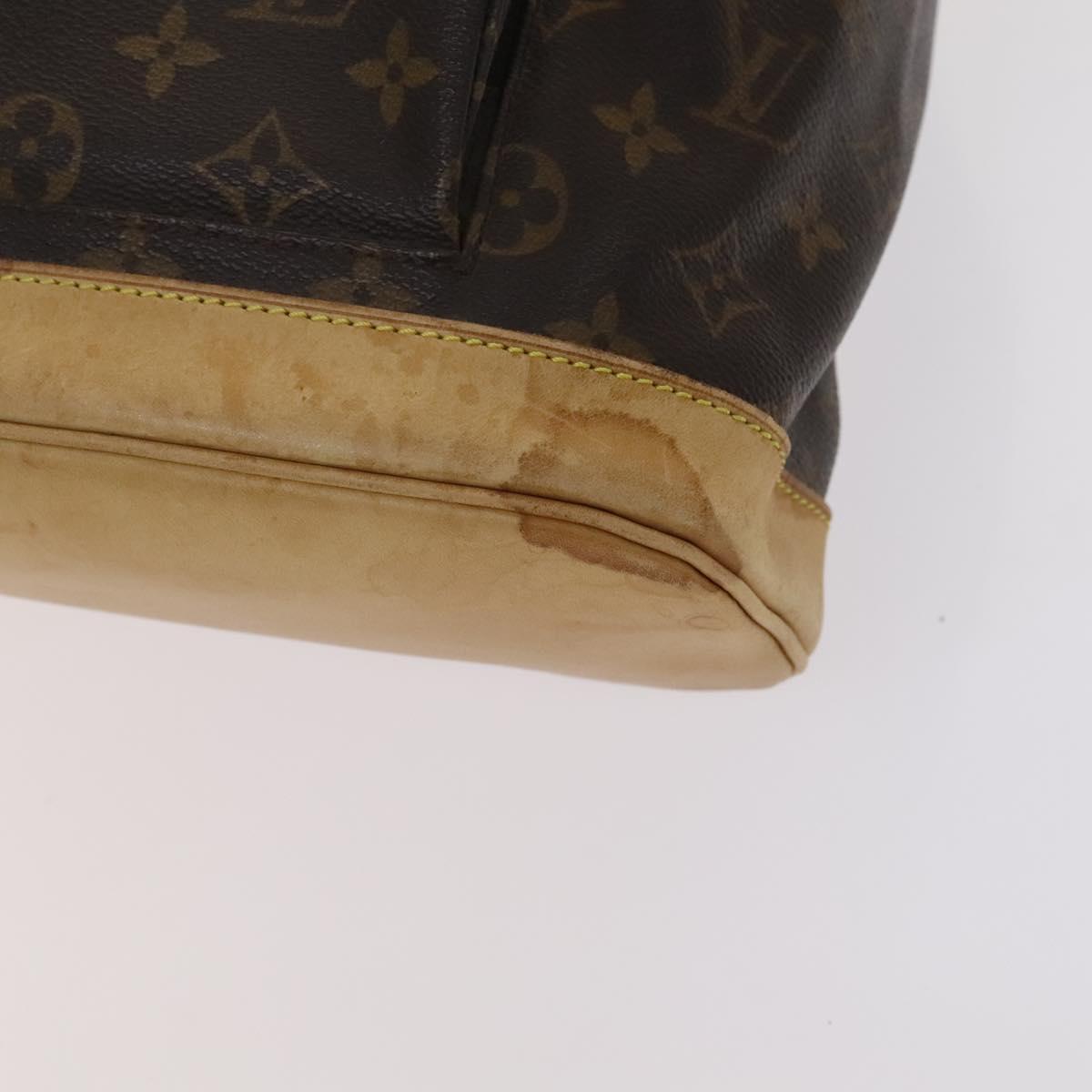 Louis Vuitton Montsouris Mm Brown Canvas Backpack Bag (Pre-Owned)