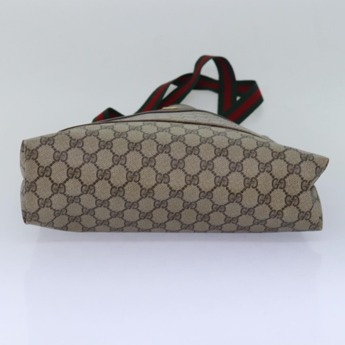 Gucci Sherry Beige Canvas Tote Bag (Pre-Owned)