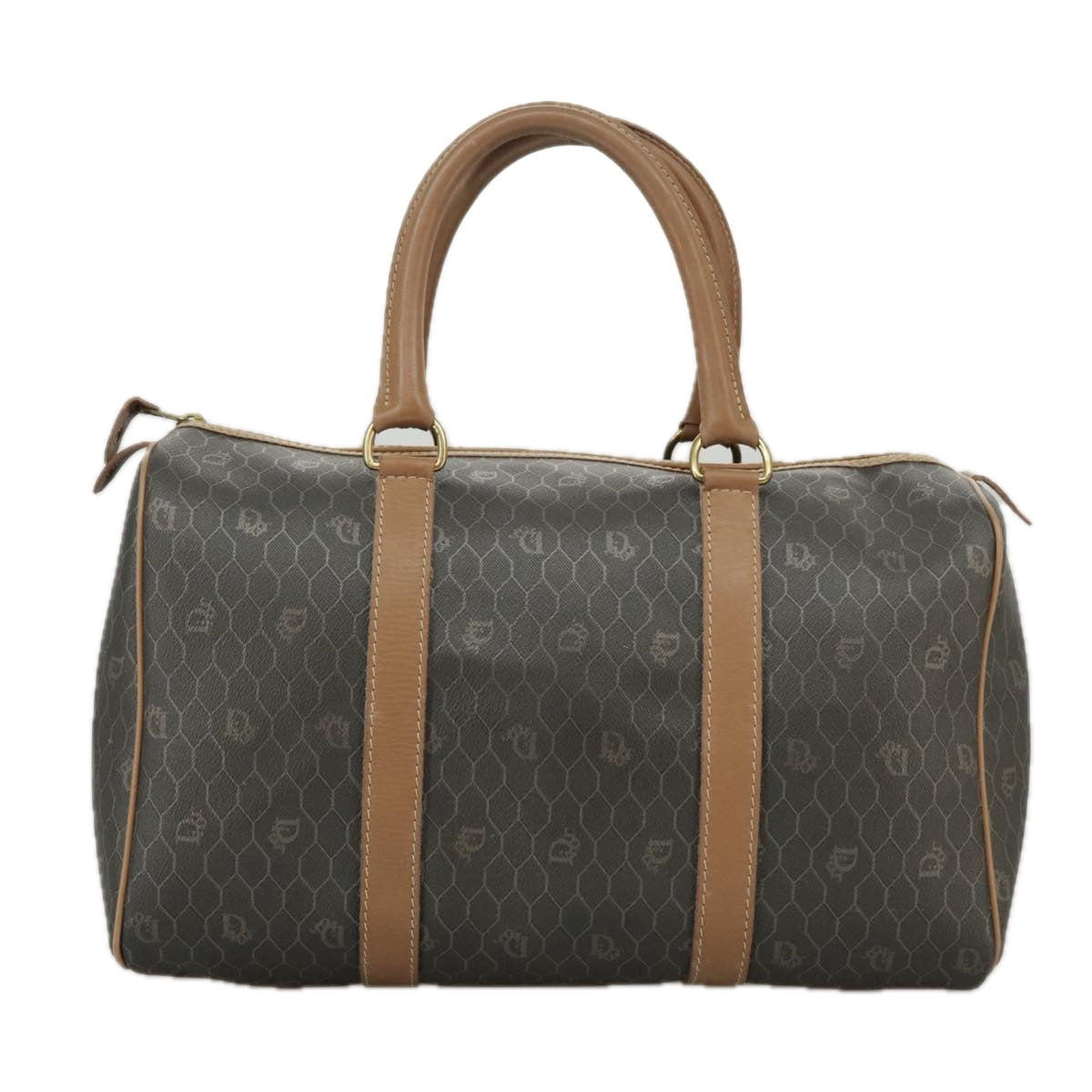 Dior Honeycomb Black Canvas Travel Bag (Pre-Owned)