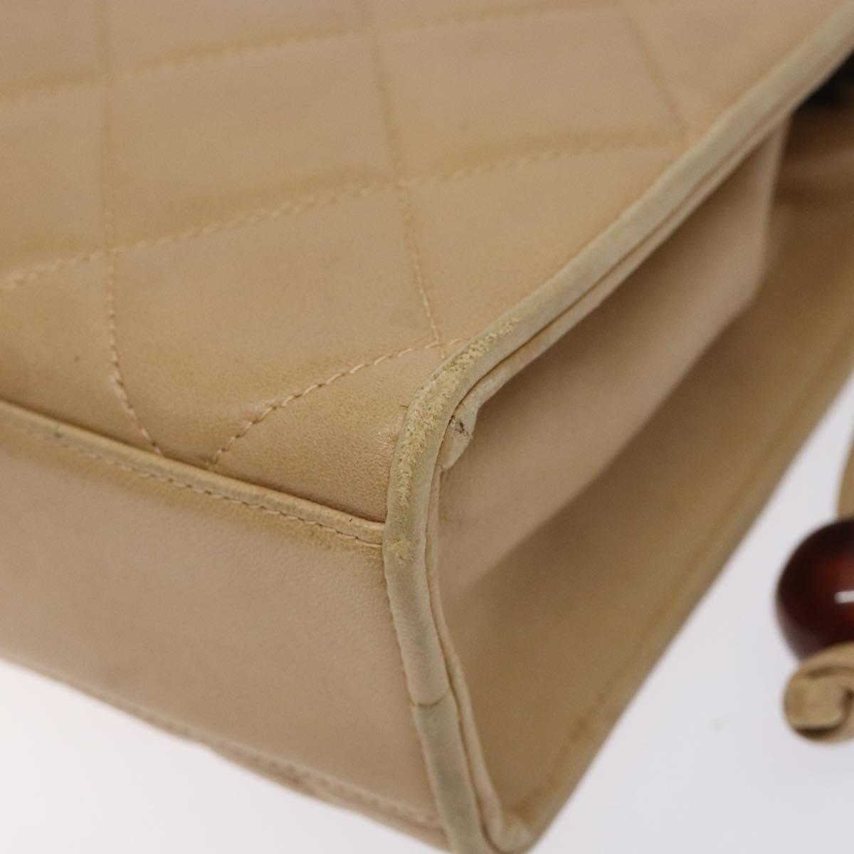 Chanel Camera Beige Leather Shoulder Bag (Pre-Owned)