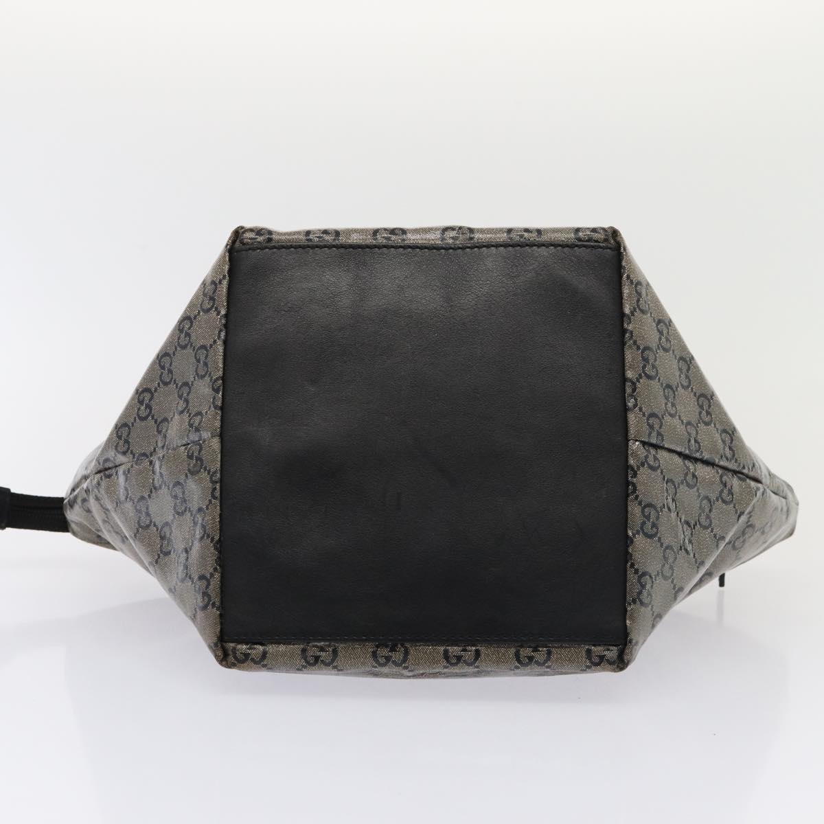 Gucci Gg Canvas Black Canvas Tote Bag (Pre-Owned)