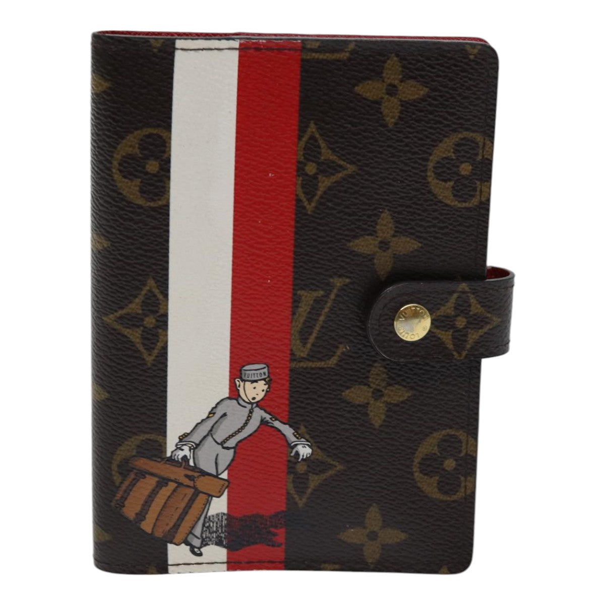 Louis Vuitton Agenda Pm Brown Canvas Wallet  (Pre-Owned)