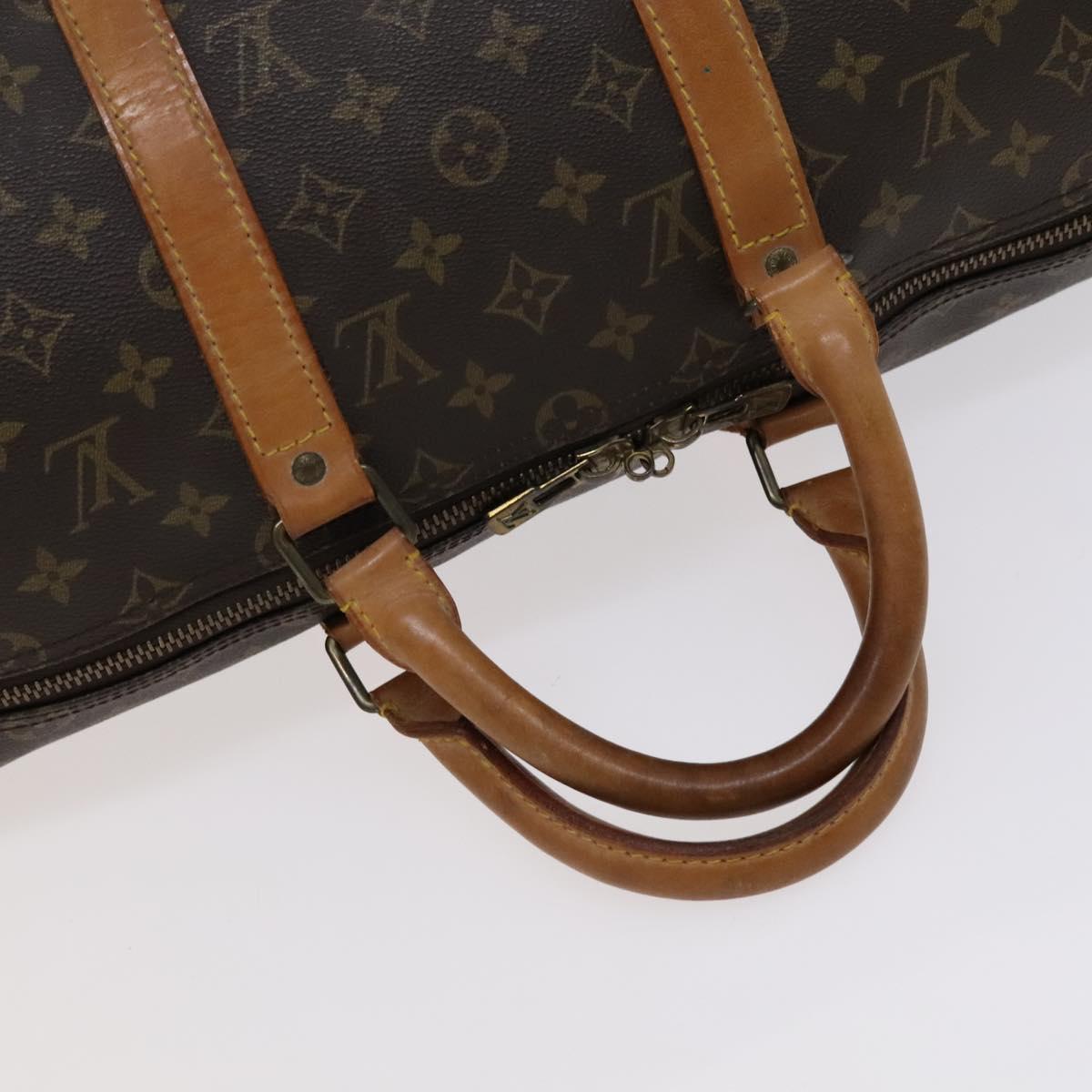 Louis Vuitton Keepall 50 Blue Canvas Travel Bag (Pre-Owned)