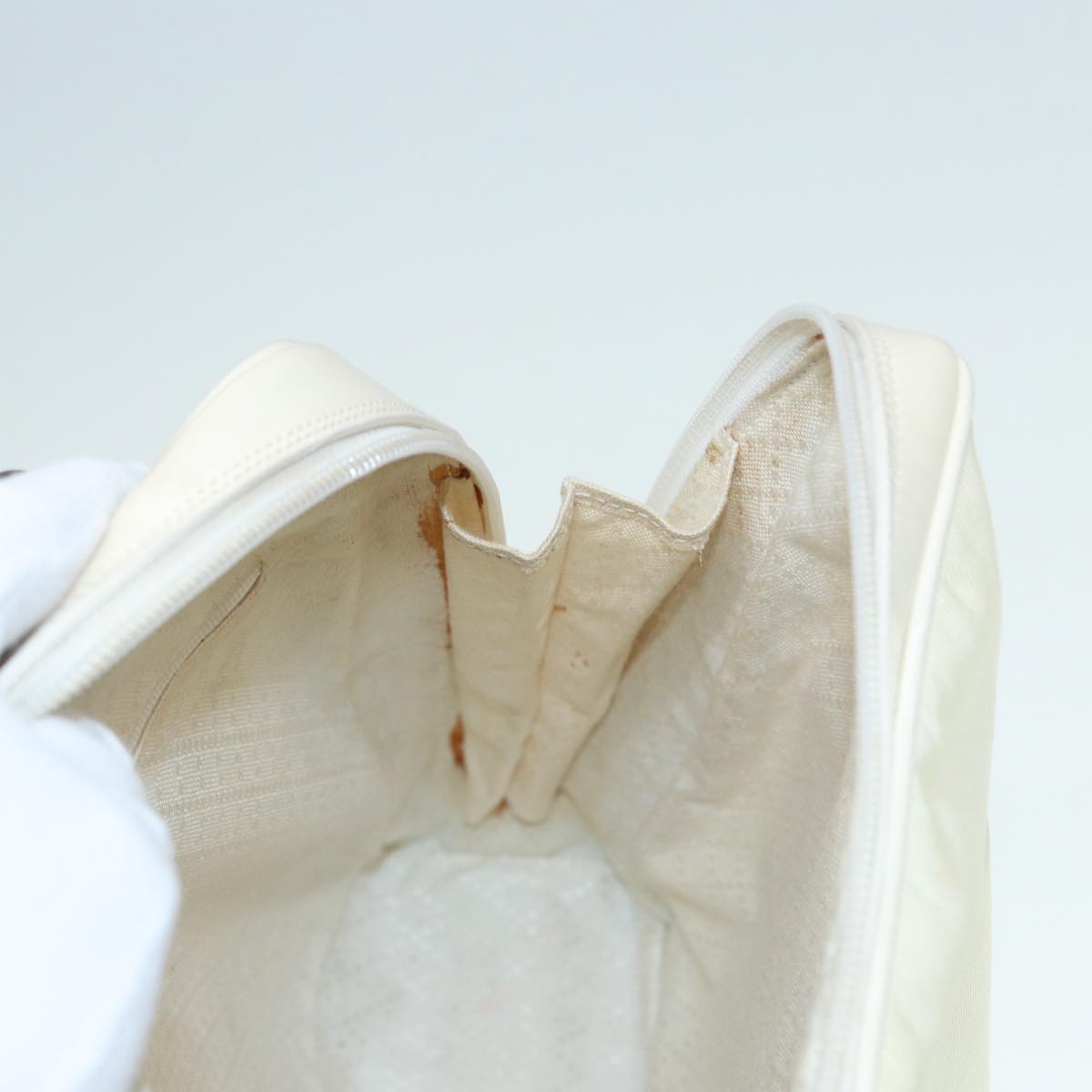Gucci Bamboo White Leather Shoulder Bag (Pre-Owned)