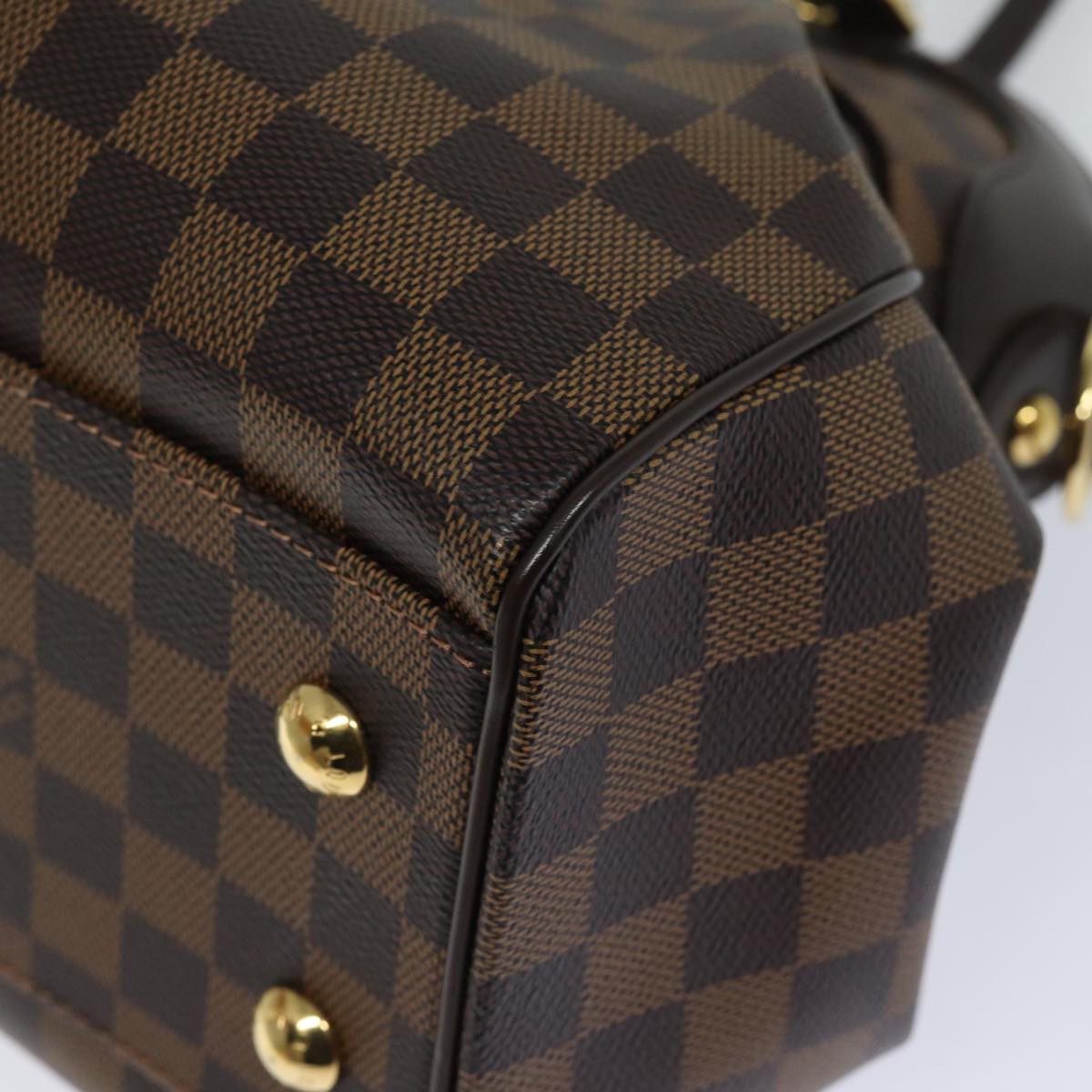 Louis Vuitton Trevi Brown Canvas Handbag (Pre-Owned)