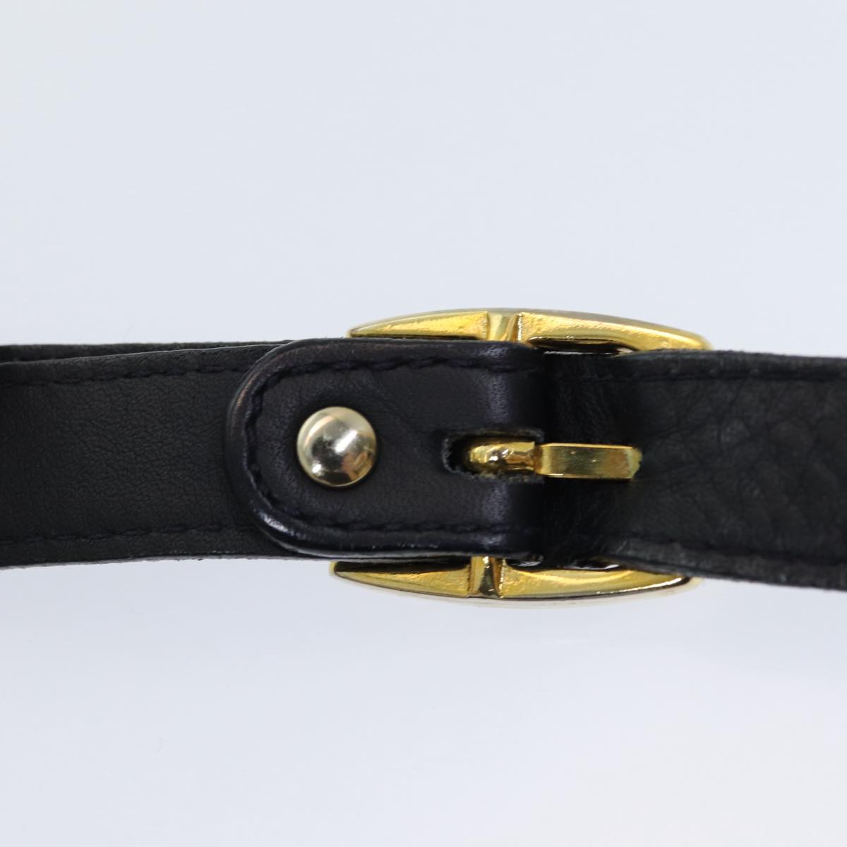 Bally Black Leather Shoulder Bag (Pre-Owned)
